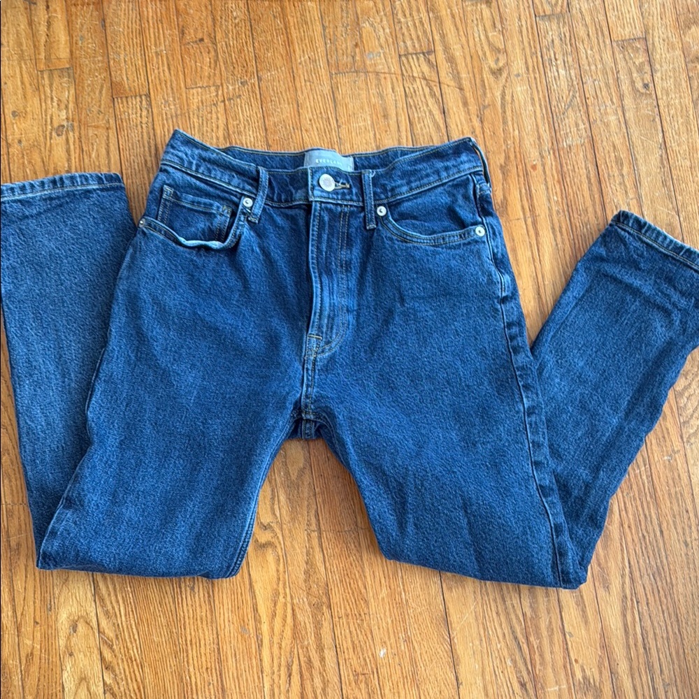 Everlane Original Cheeky Crop Jean organic cotton
Size 25 crop